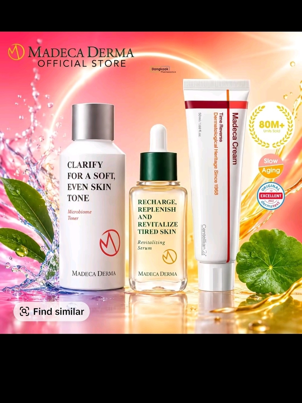 Revitalizing Serum & Toner Set - White & Clear
